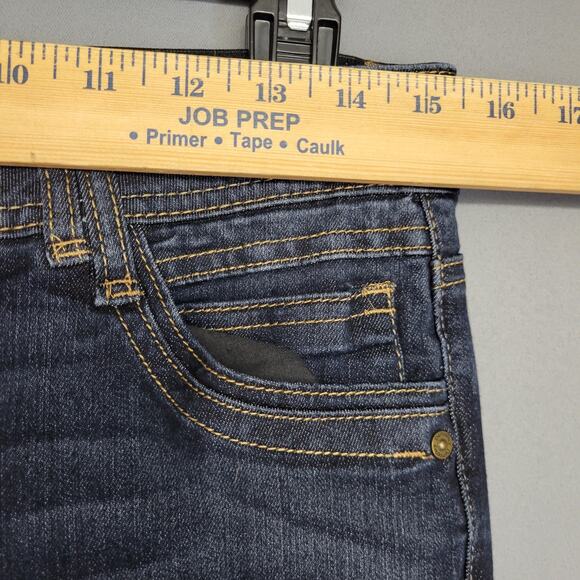 Democracy Jeans Womens 6 Blue Dark Wash Skinny Ab Technology Stretch Denim - Picture 7 of 15